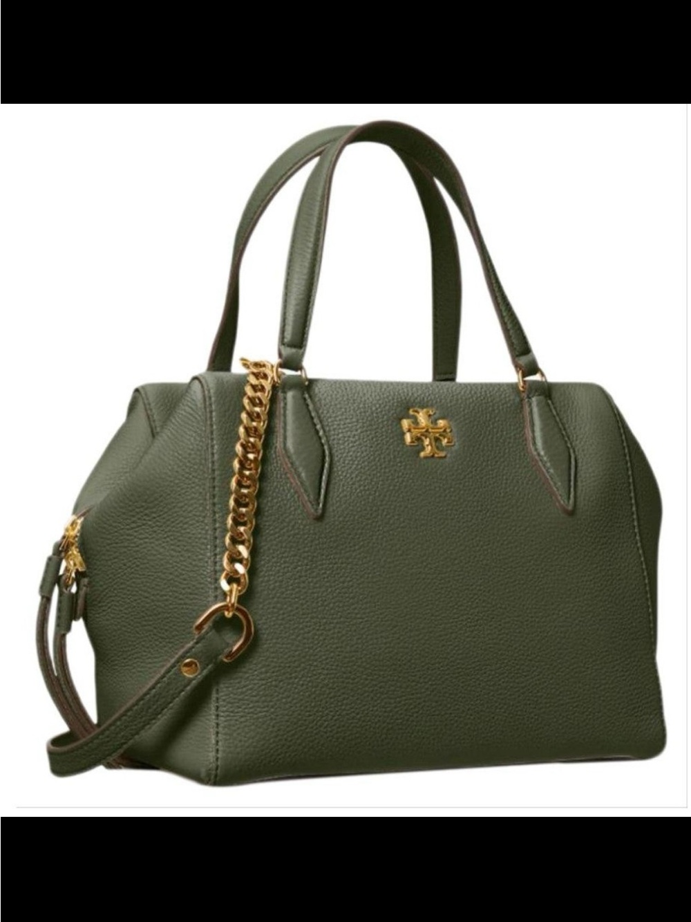 Tory Burch Kira Poblano Pebbled Leather